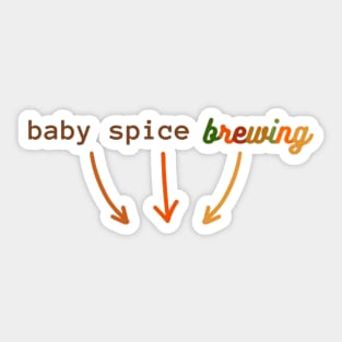 Baby Spice Sticker